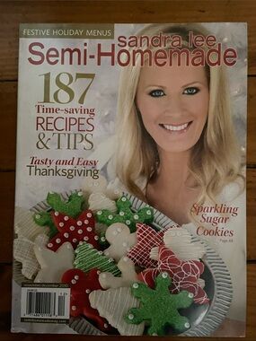Christmas cookies Thanksgiving Sandra Lee Holiday Magazine cookbook dessert main